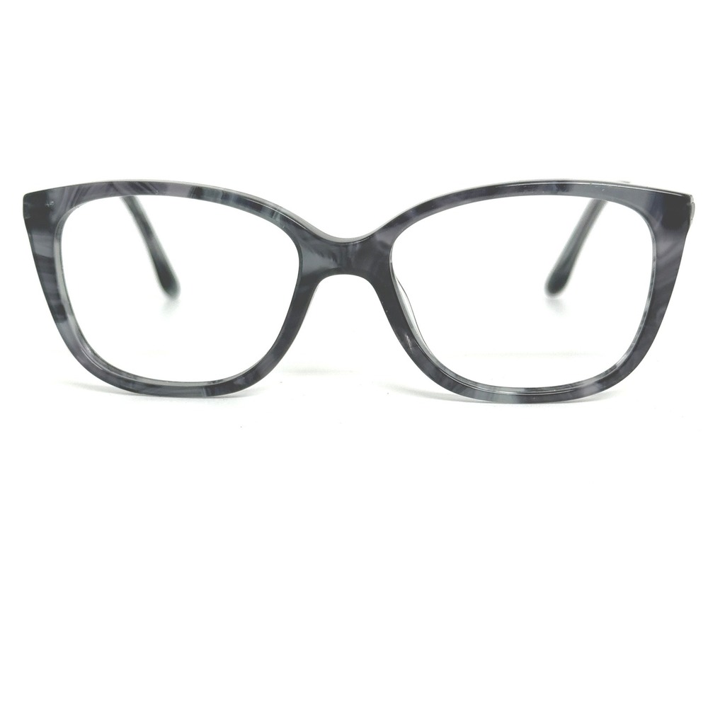 BCBGMAXAZRIA Galena Black Grey Multi Cat Eye Eyeglasses Frames 48 15 130mm 21321